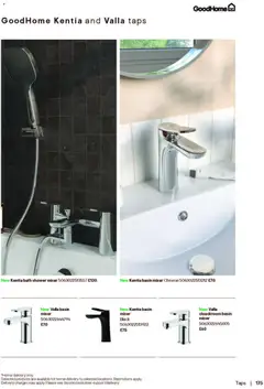 Preview of B&Q - Bathrooms valid from 16.12.2025 | Page: 175 | Products: Bath, Shower, Mixer
