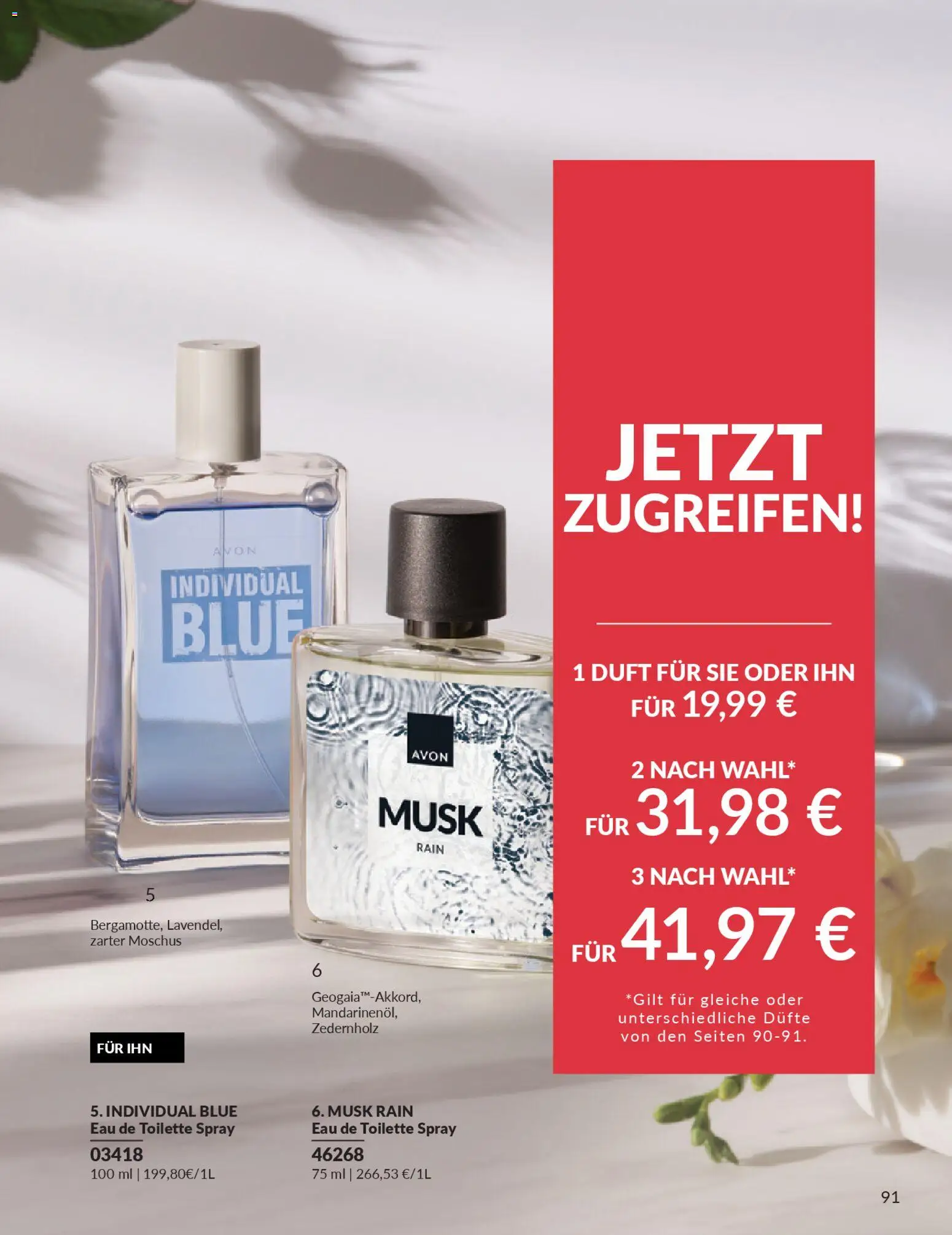 AVON Katalog März 2026 – gültig ab 01.03.2026 | Seite: 93 | Produkte: Toilette, Duft, Eau de Toilette