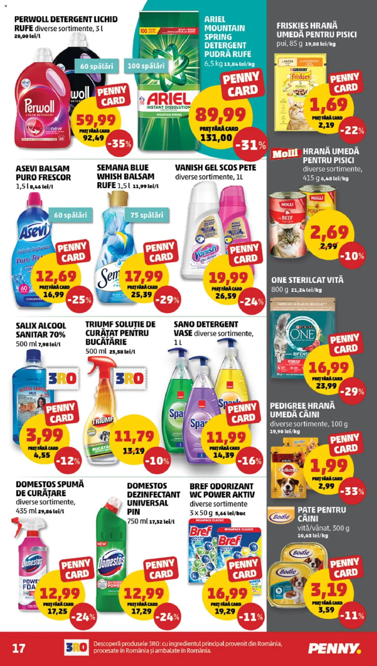 Noul catalog PENNY – valabil de la 11.03.2026 | Pagină: 17 | Produse: Bucătărie, Pate, Balsam, Detergent