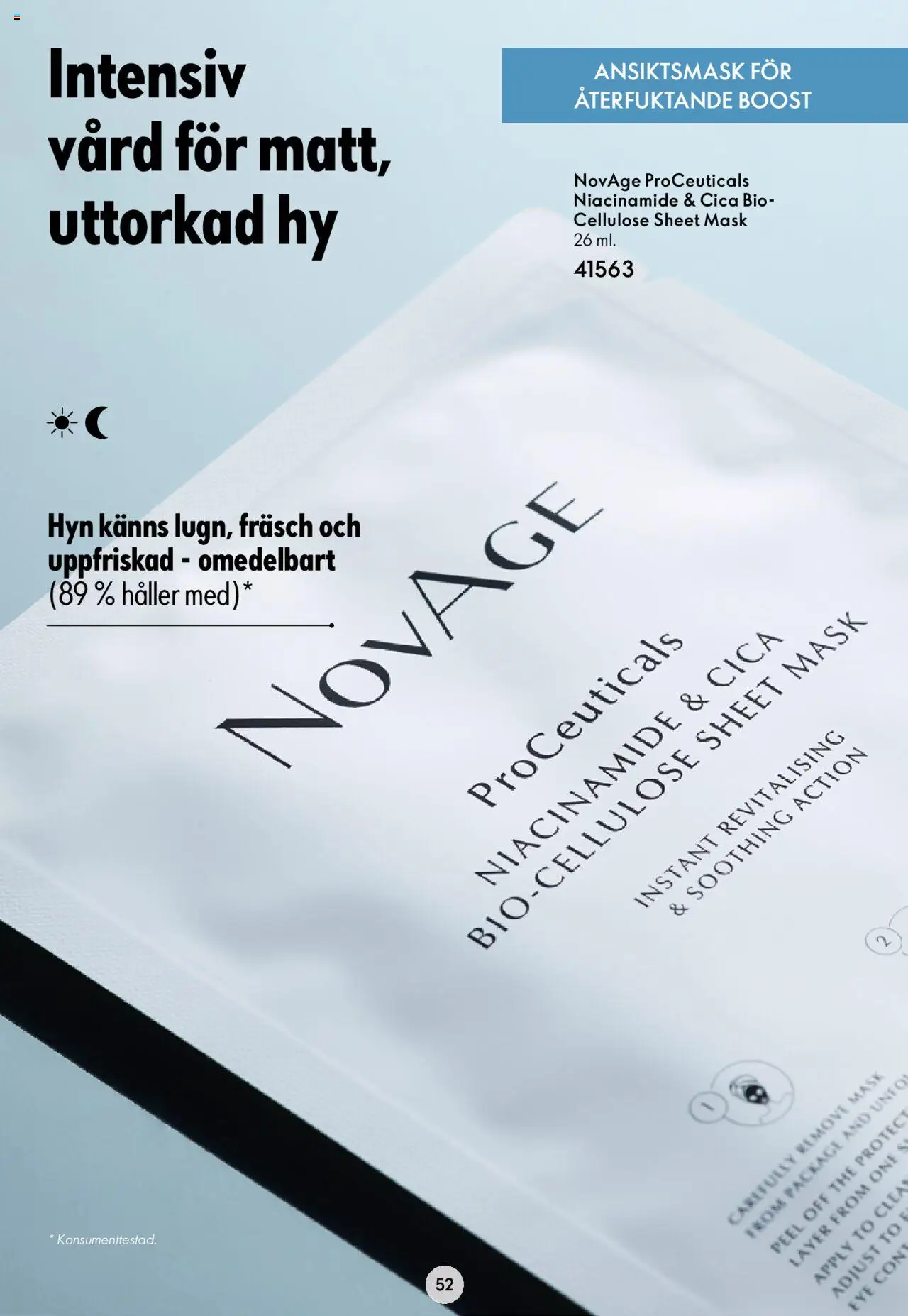 Oriflame reklamblad aktuell från 23.11.2023 | Sida: 52 | Produkter: Mask, Ansiktsmask