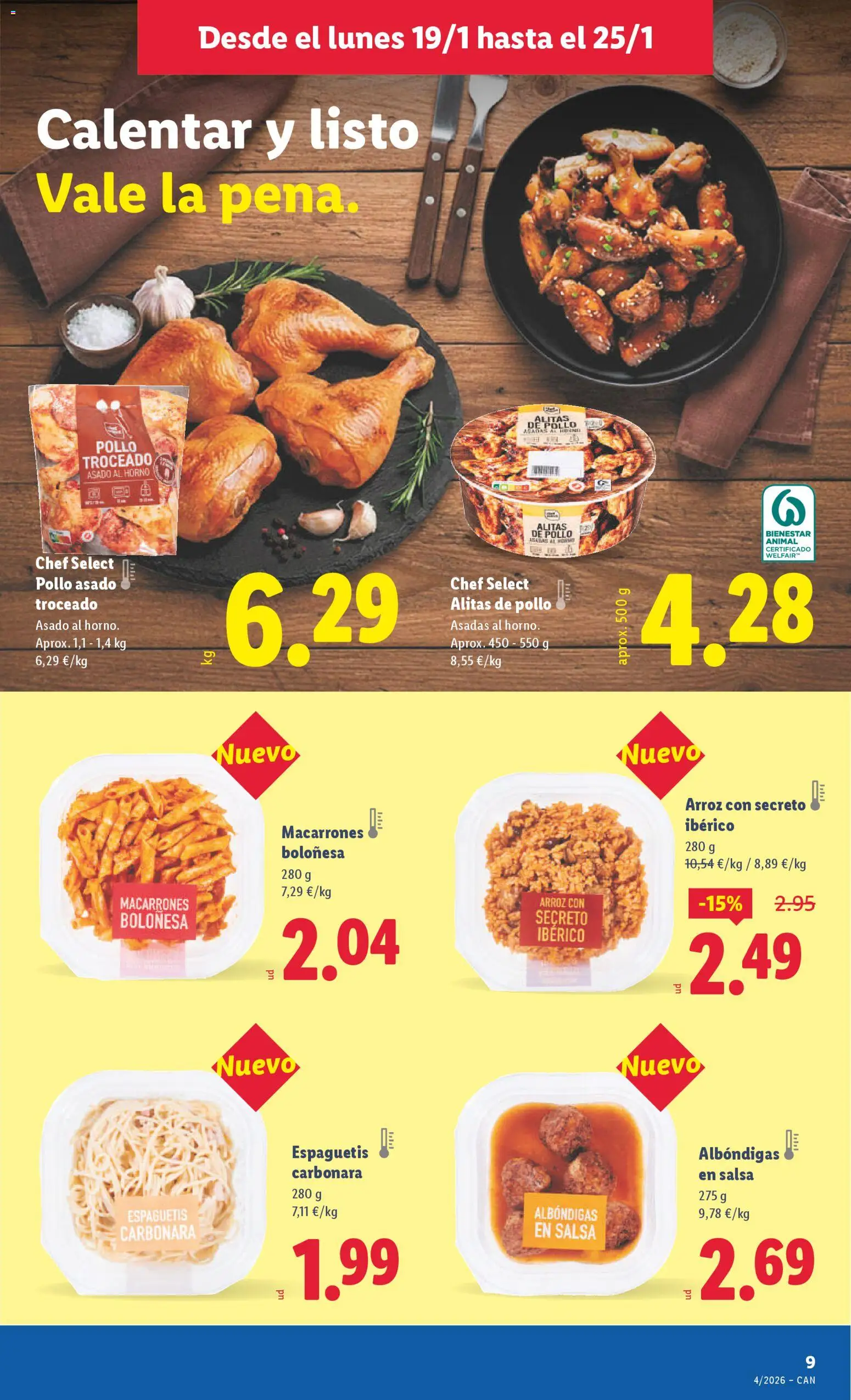 Lidl - Canarias │ válido desde el 19.01.2026 | Página: 9 | Productos: Arroz, Horno