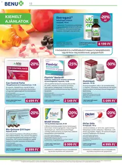 BENU Gyógyszertárak Akciós újság - amely érvényes a következő dátumtól: 01.11.2025 | Oldal: 12