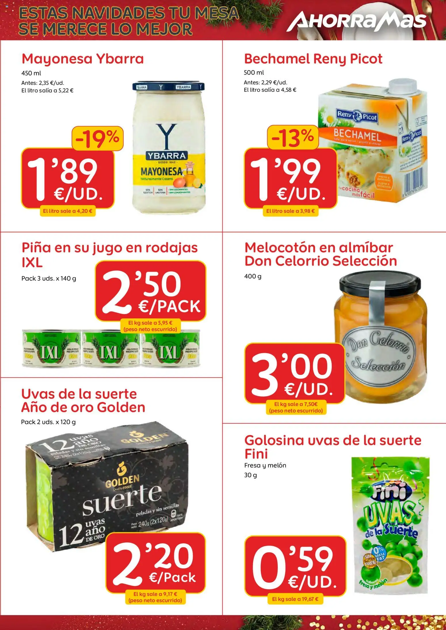 AhorraMas folleto │ válido desde el 26.12.2025 | Página: 19 | Productos: Φορτιστής, Τζίντζερ, Peso, Mesa
