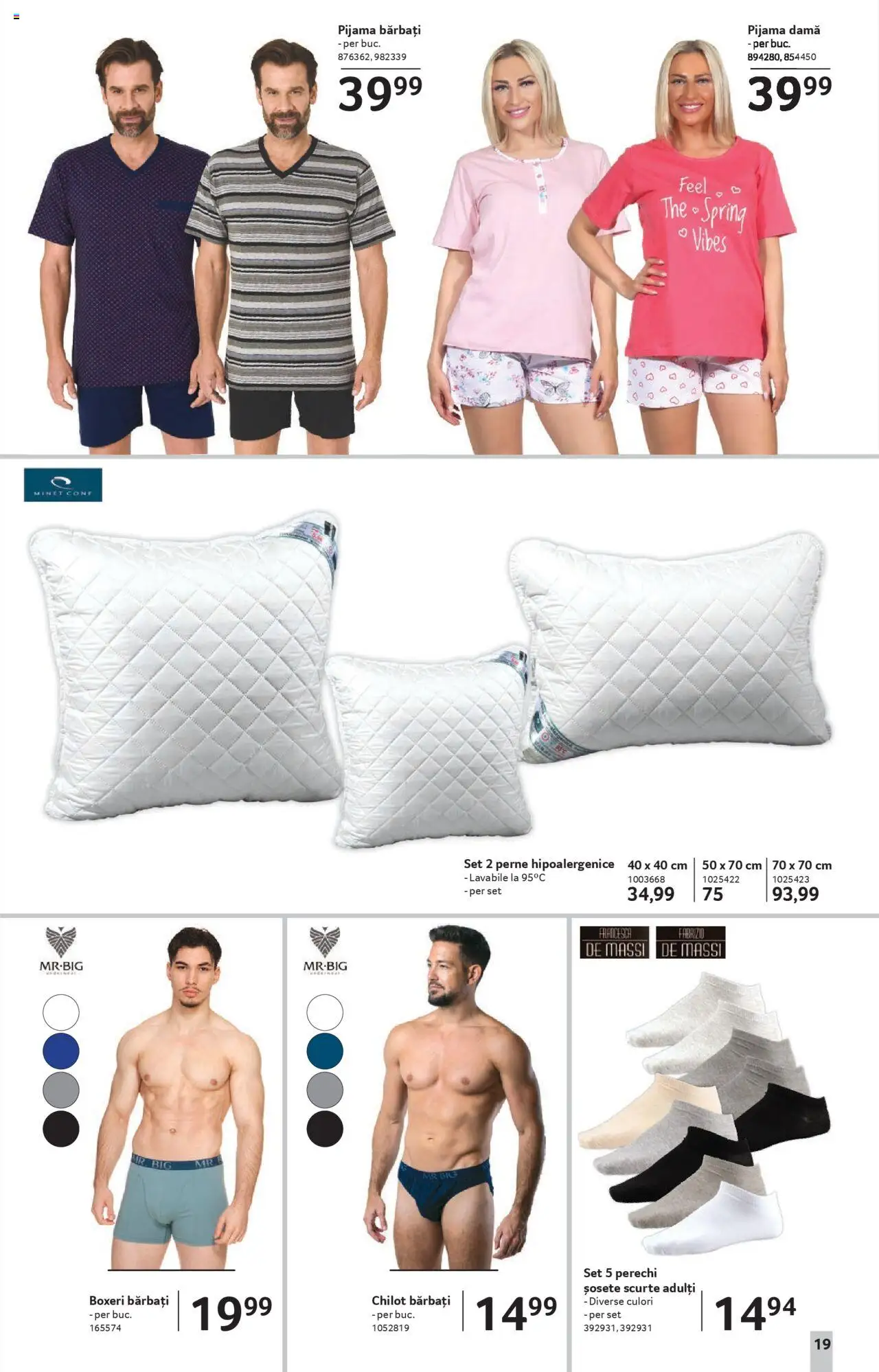 Catalog Selgros - Sibiu – valabil de la 08.08.2025 | Pagină: 19 | Produse: Șosete, Boxeri