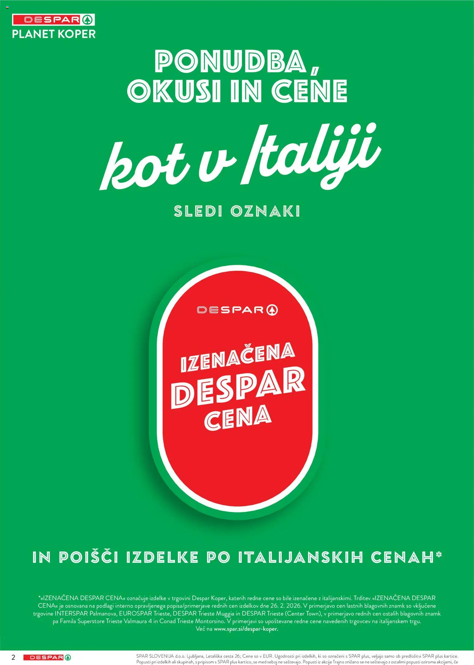 Novi Spar katalog ponudbe – veljaven od 02.04.2026 | Stran: 2