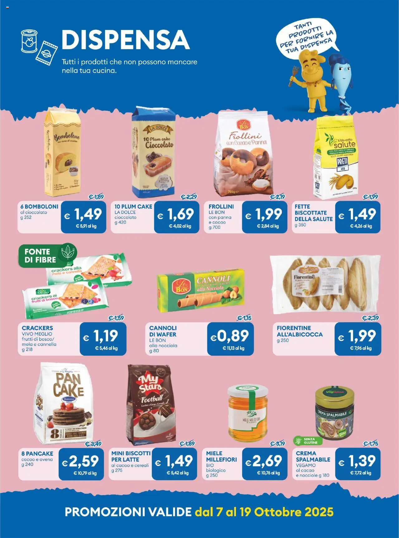 Volantino MD Discount del 07.10.2025 | Pagina: 9 | Prodotti: Cioccolato, Latte, Crackers, Miele