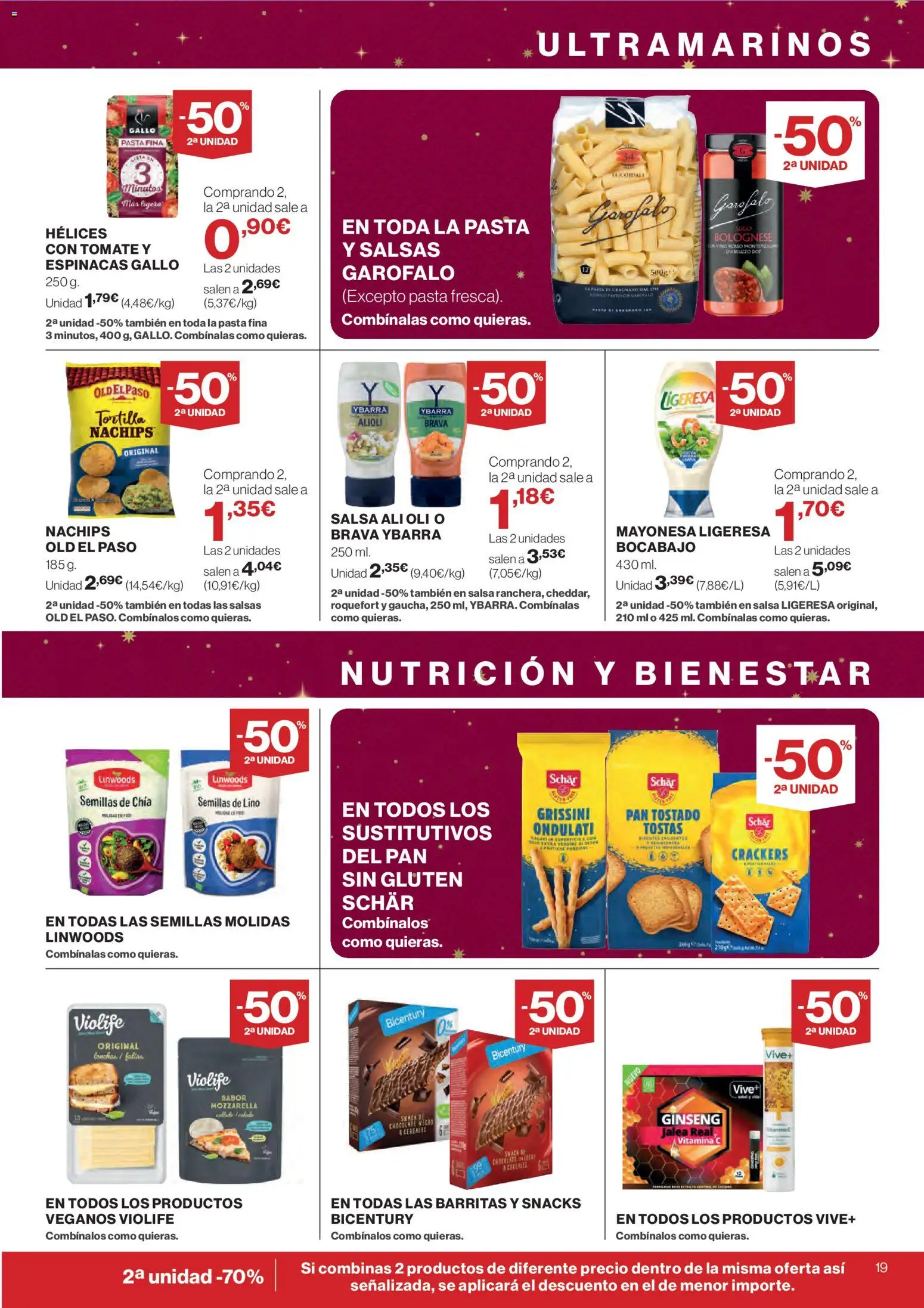 Supercor folleto │ válido desde el 20.11.2025 | Página: 19 | Productos: Pan, Chocolate, Pasta, Οθόνη προβολής