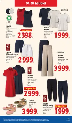 ESMARA Női felső, Különösen puha és simulékony anyag. Méret: 36-46 - amely érvényes a következő dátumtól: 16.04.2026 | Oldal: 37