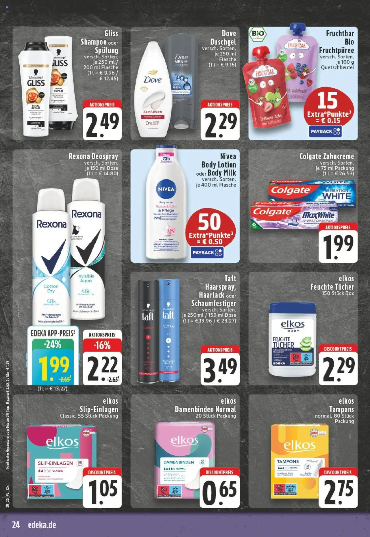 Edeka prospekt Goch	 - gültig ab dem 06.07.2025 | Seite: 24 | Produkte: Duschgel, Antitranspirant, Body Lotion, Deospray