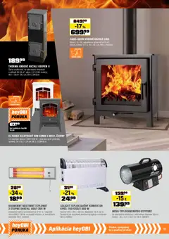 OBI leták platný od 01.12.2025 | Strana: 13 | Produkty: Krbové kachle, Kachle, Termostat