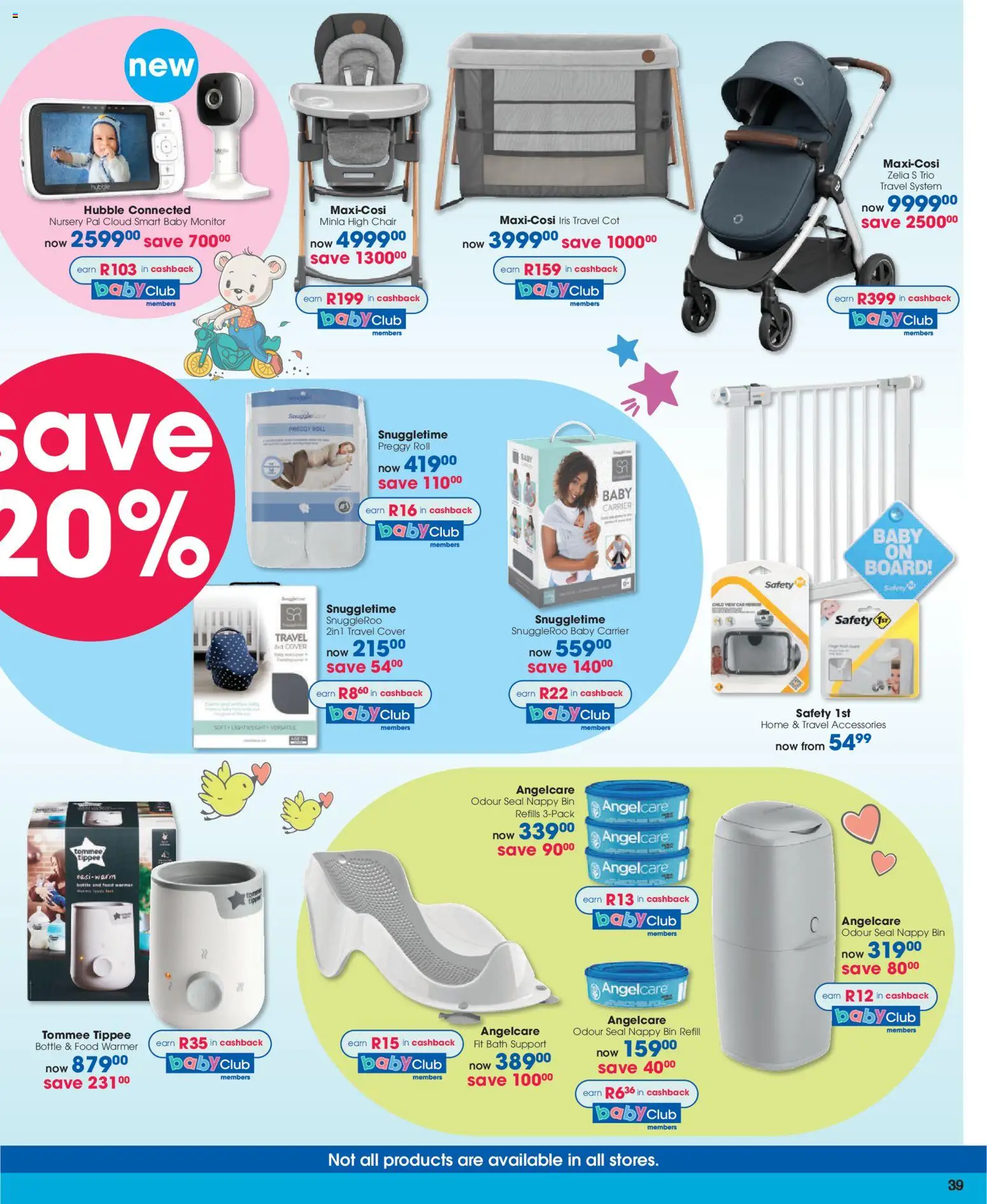 New Clicks catalogue – valid from 25.02.2026 | Page: 39 | Products: Cover, Monitor, Chair, Bath