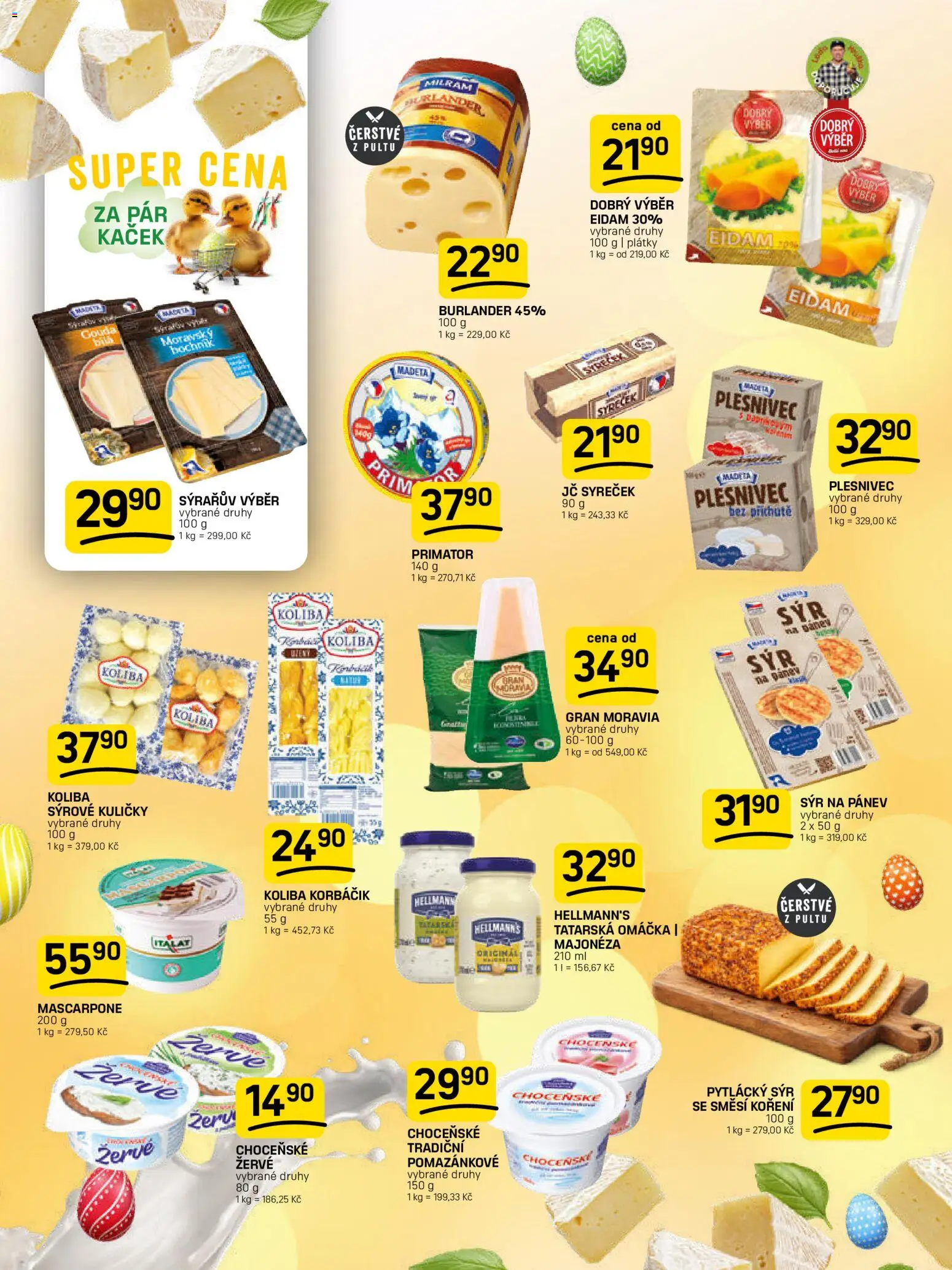 Flop leták od 18.03.2026 | Strana: 8 | Produkty: Sýr, Sýr na pánev, Žervé, Eidam