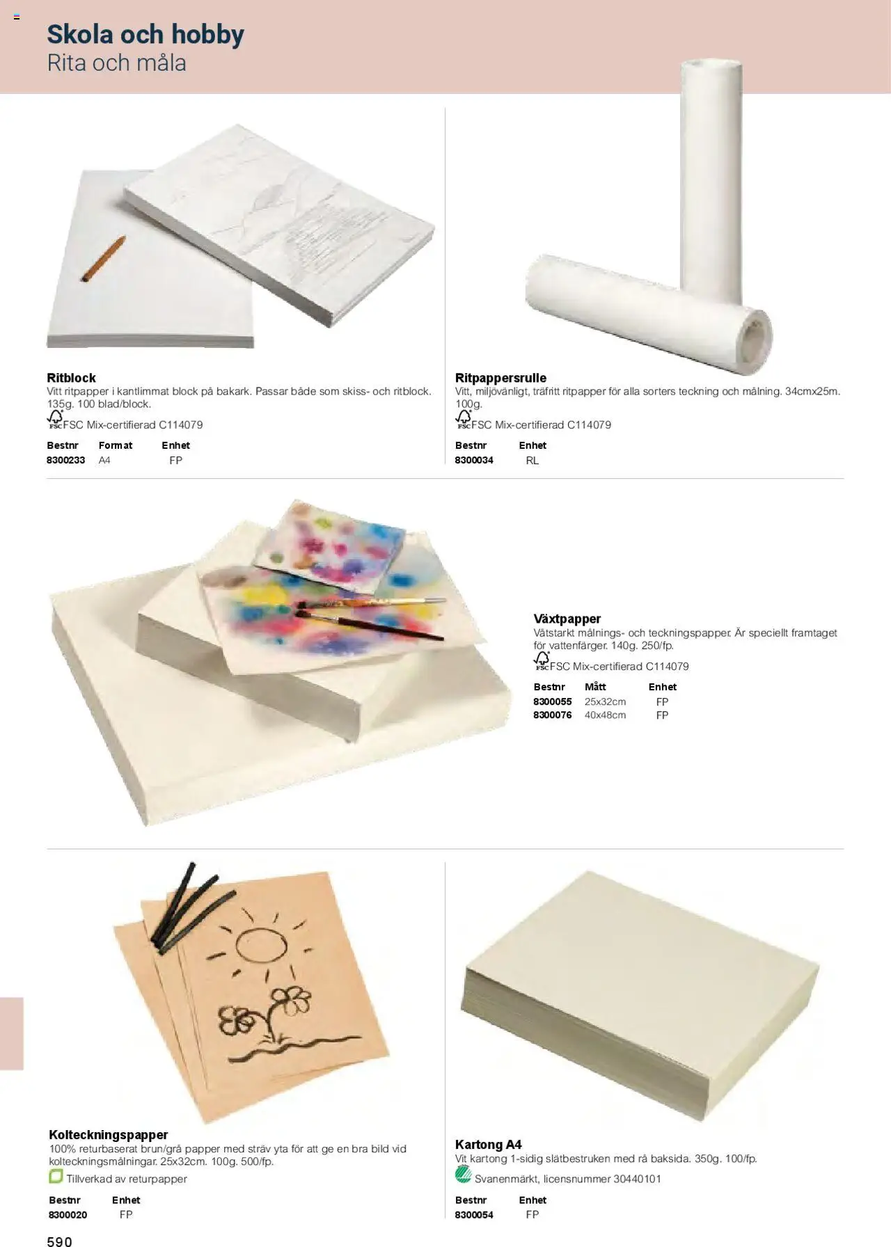 Office Depot reklamblad aktuell från 01.02.2025 | Sida: 592 | Produkter: Papper, Kartong