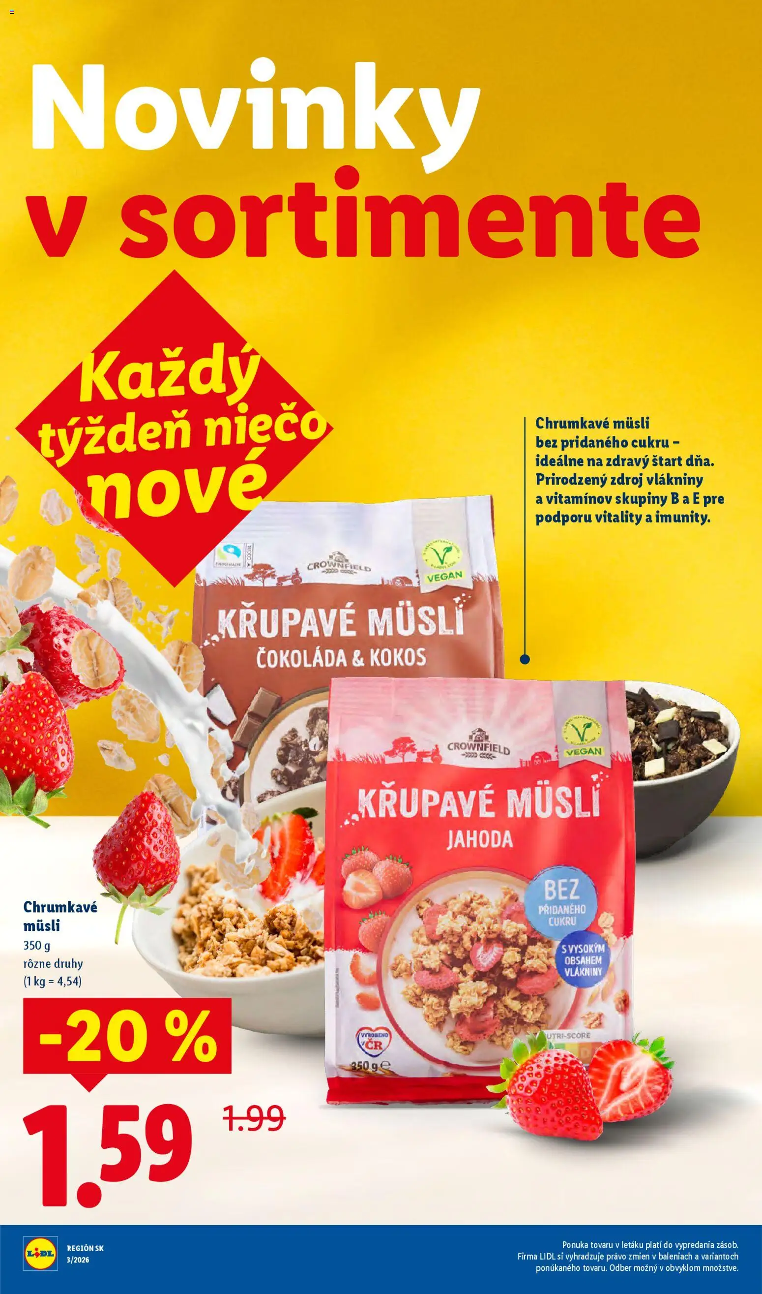 Nové Lidl akcie – leták je platný od 15.01.2026 | Strana: 66 | Produkty: Čokoláda