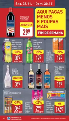 Pré-visualização Aldi folheto válido de 24.11.2025 | Página: 24 | Produtos: Refrigerante, Vinho, Melancia, Bebida
