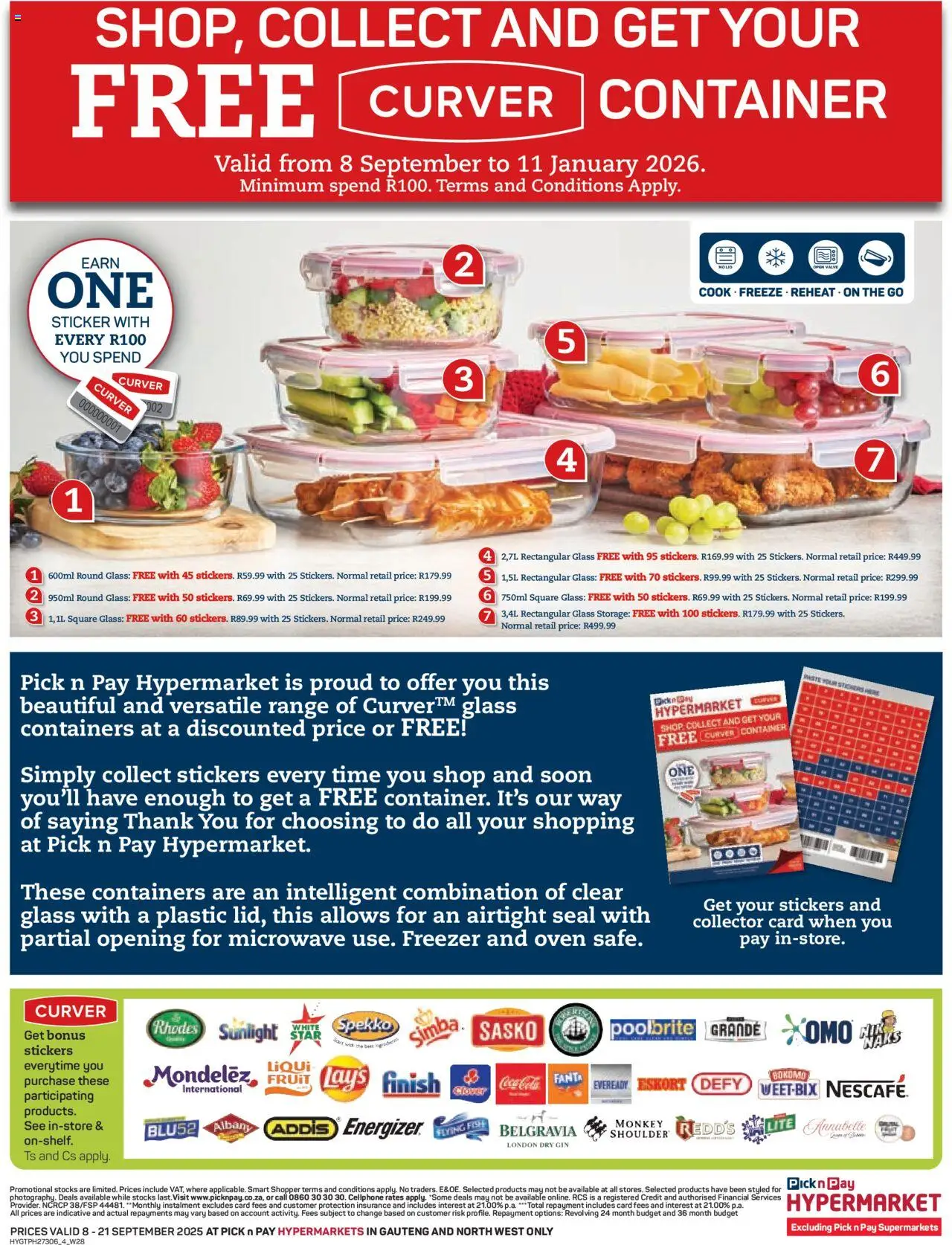 New Pick n Pay catalogue – valid from 08.09.2025 | Page: 3 | Products: Freezer, Oven, Microwave, Fanta