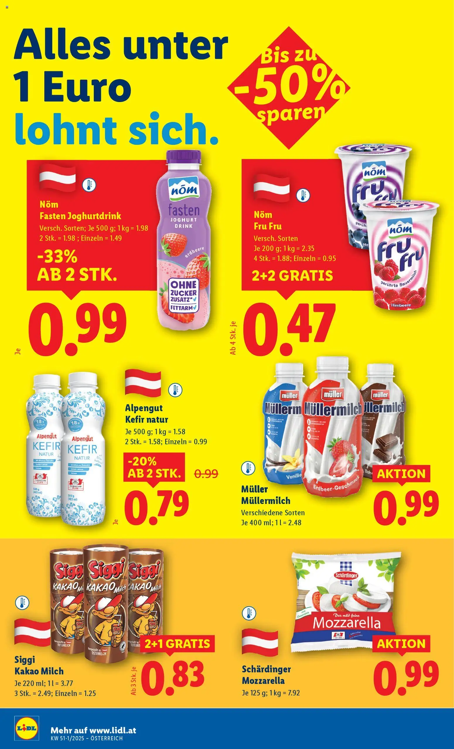 Lidl Flugblatt - Altenmarkt im Pongau, St. Johann im Pongau, Zell am See gültig ab 11.12.2025 | Seite: 46 | Produkte: Zucker, Himbeere, Milch, Joghurt
