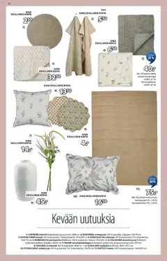 JYSK-mainoslehti voimassa 05.03.2026 alkaen | Sivu: 20 | Tuotteet: Matto, Maljakko, Koristetyyny, Tabletti