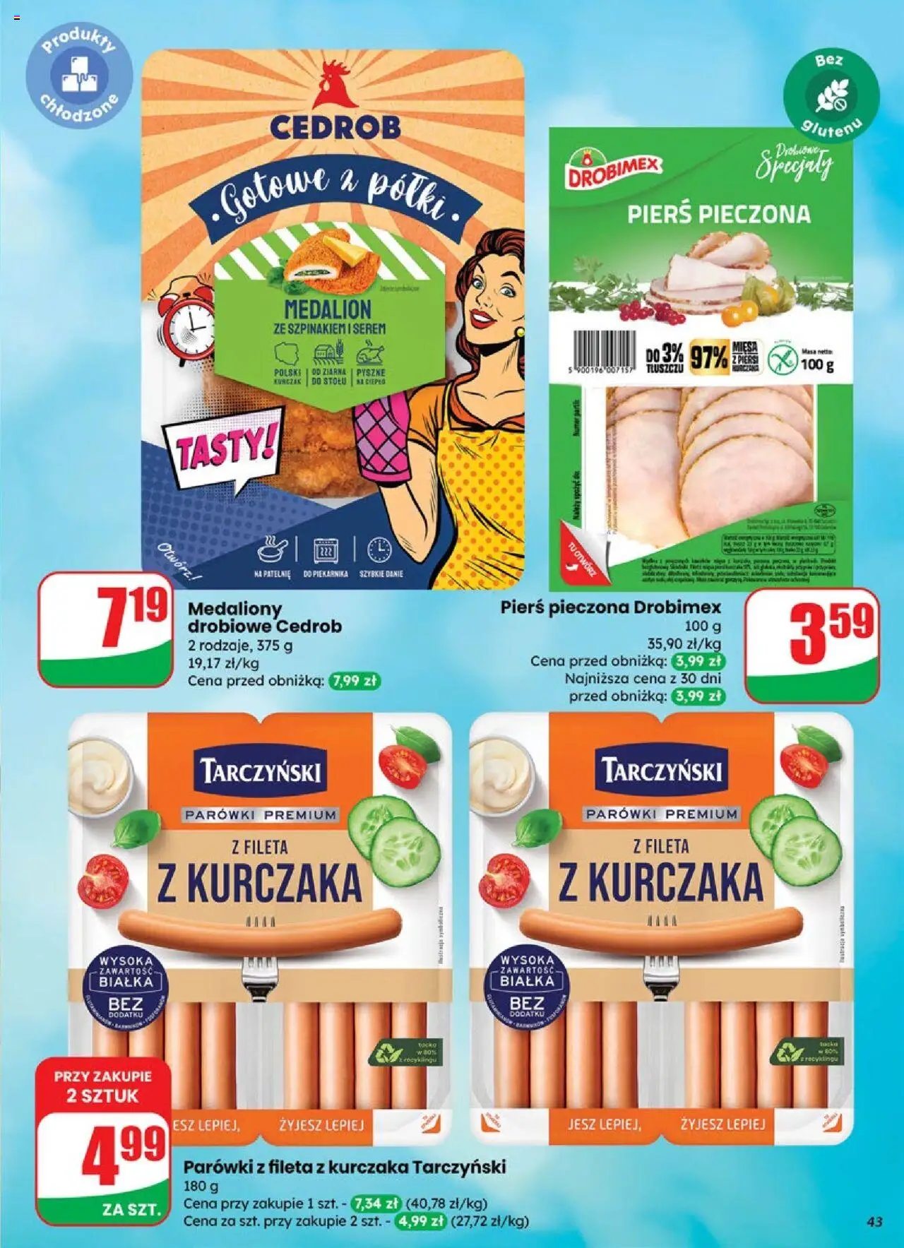 Dino Gazetka od 01.10.2025 | Strona: 43 | Produkty: Parówki, Patelnie