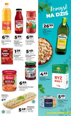 Odido Gazetka od 23.07.2025 | Strona: 5 | Produkty: Kiełbasa, Olej rzepakowy, Papryka, Tuńczyk