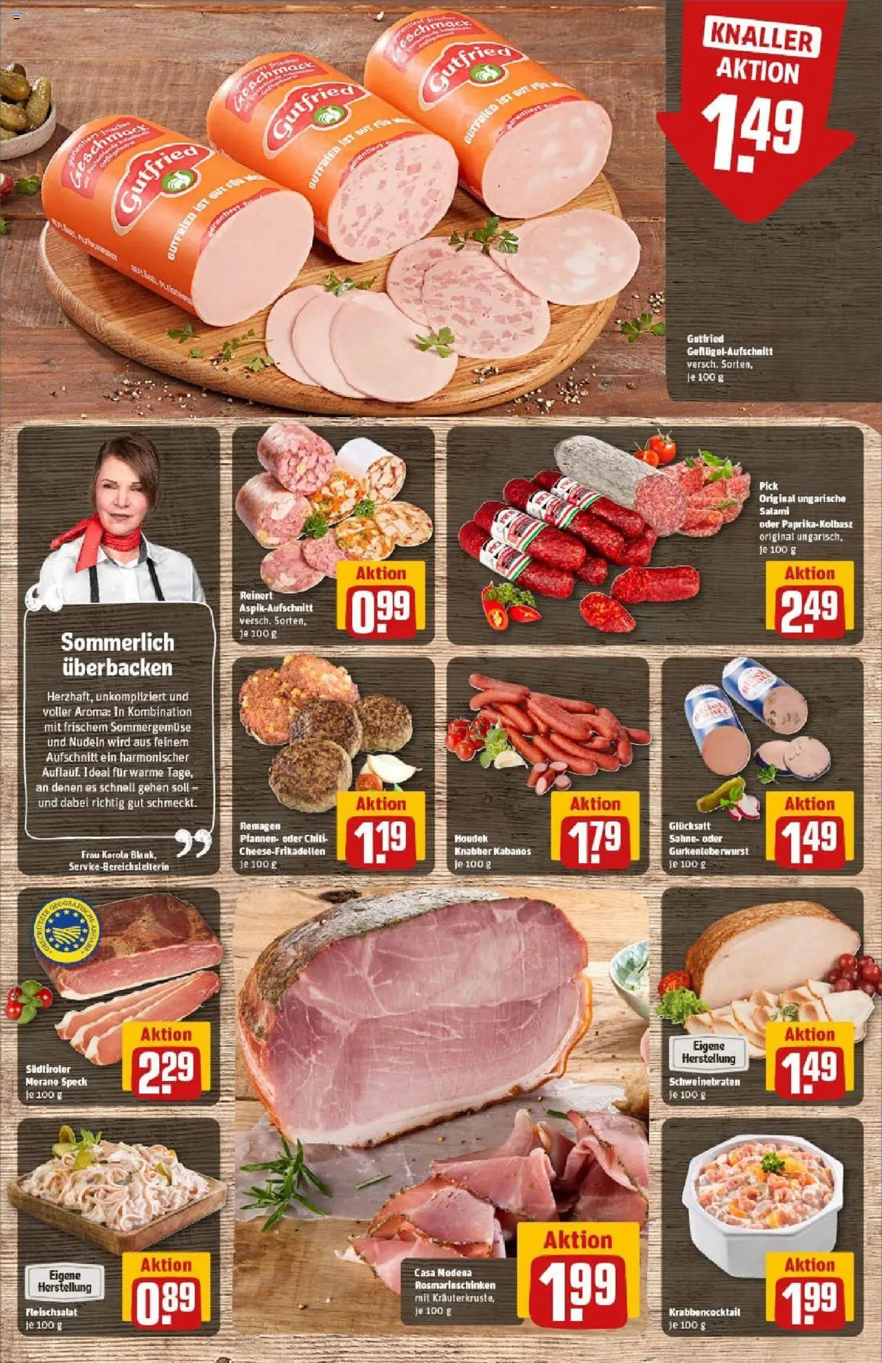 Rewe prospekt Bad Zwischenahn	 - gültig ab dem 20.07.2025 | Seite: 10 | Produkte: Paprika, Chili, Salami, Nudeln