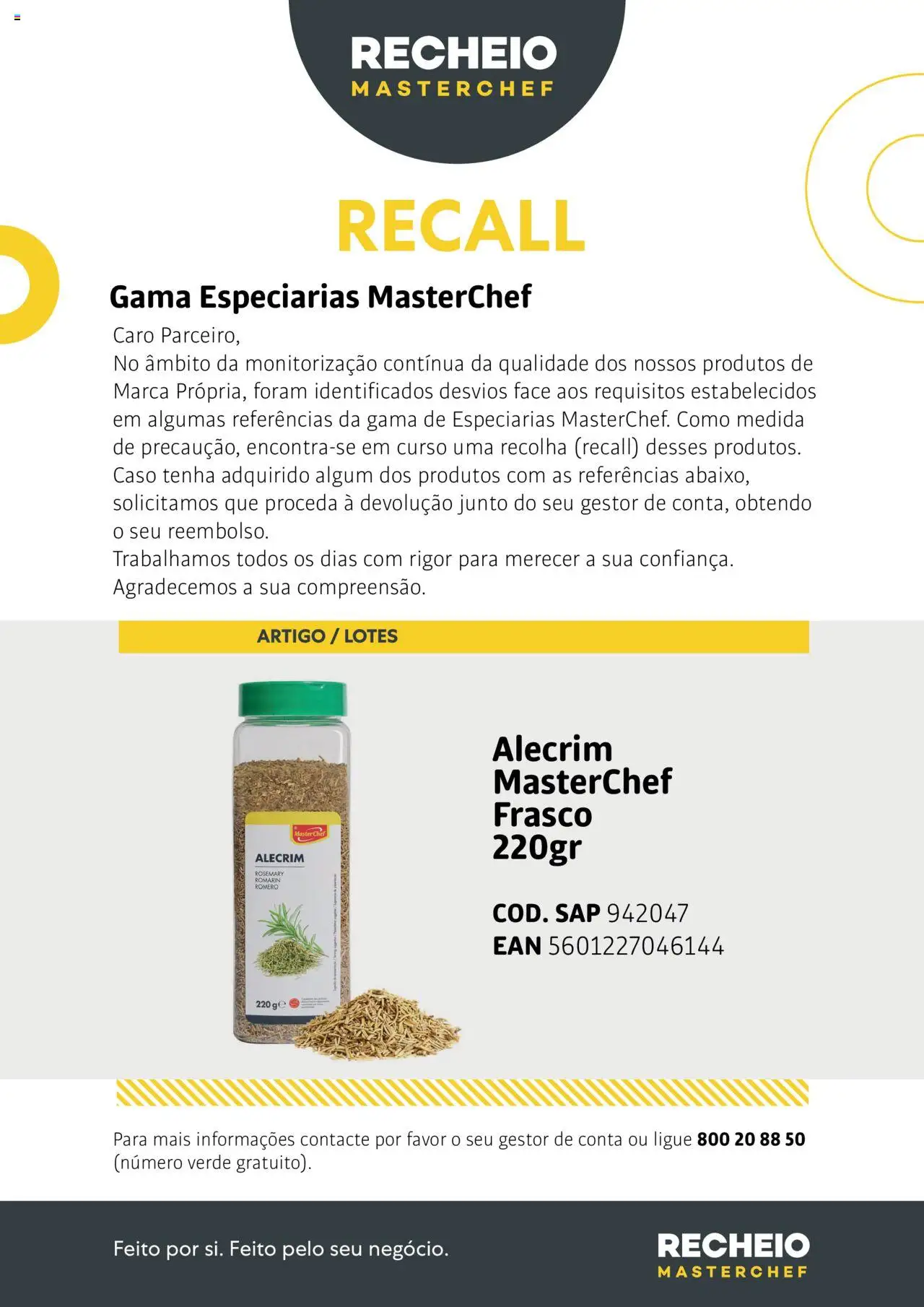 Recheio - Gamas Especiarias Masterchef │ válido de 30.07.2025 | Página: 9