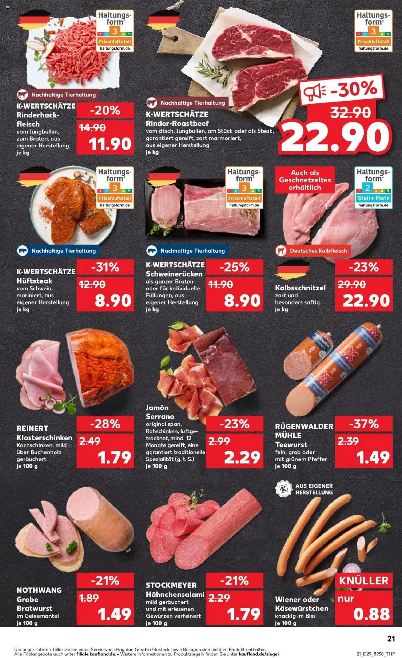 Kaufland prospekt Karlsruhe	 - gültig ab dem 21.07.2025 | Seite: 34 | Produkte: Bratwurst, Pfeffer, Steak, Fleisch
