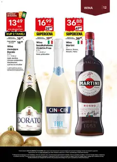 Pogląd oferty "Delikatesy Centrum Gazetka - DeliBarek" - ważna od 11.12.2025 | Strona: 12 | Produkty: Martini, Wino bezalkoholowe, Delikatesy, Wino