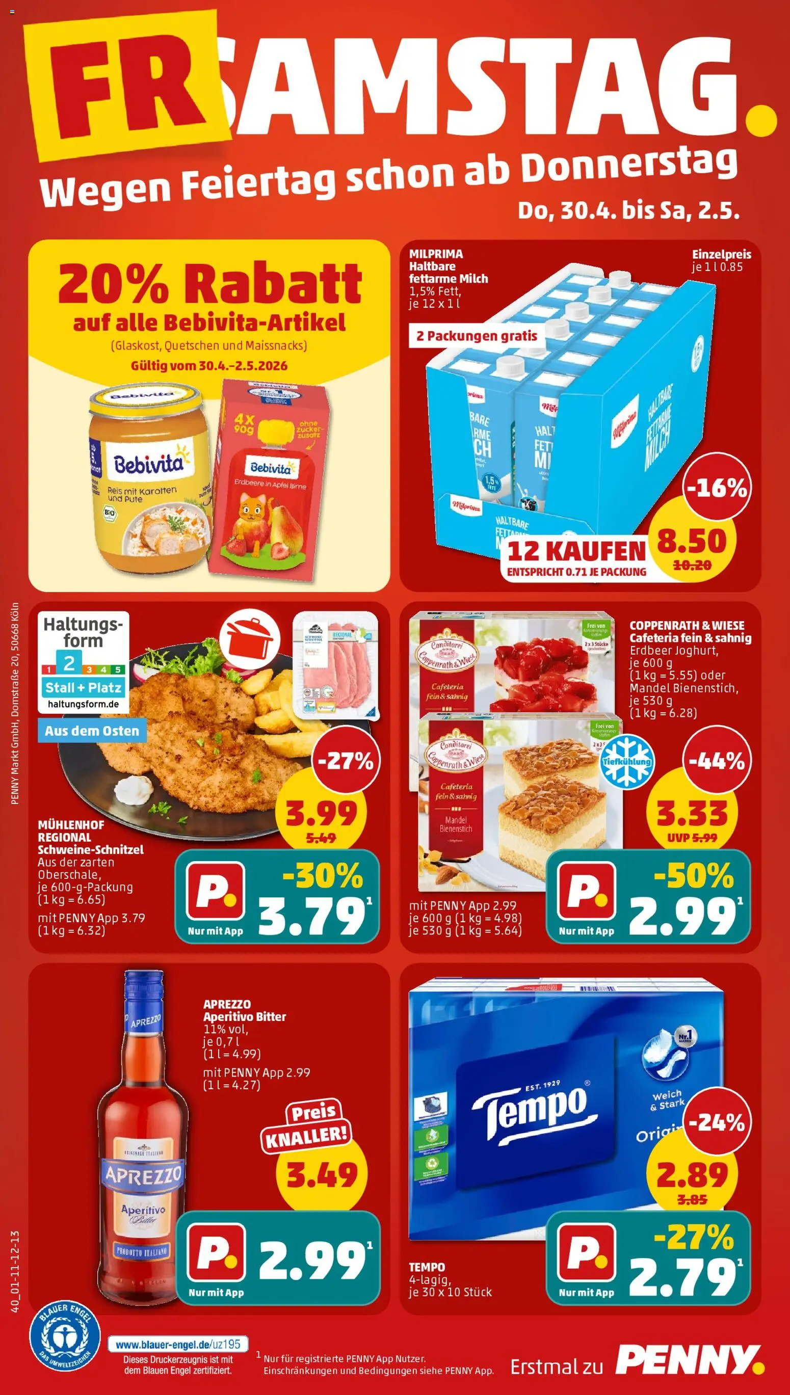Penny Prospekt 	 – gültig ab 27.04.2026 | Seite: 44 | Produkte: Pute, Zucker, Tempo, Reis