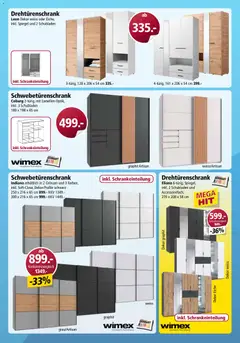 Otto's Aktionen Online ab 22.11.2025 gültig | Seite: 32 | Produkte: Schwebetürenschrank, Spiegel, Drehtürenschrank