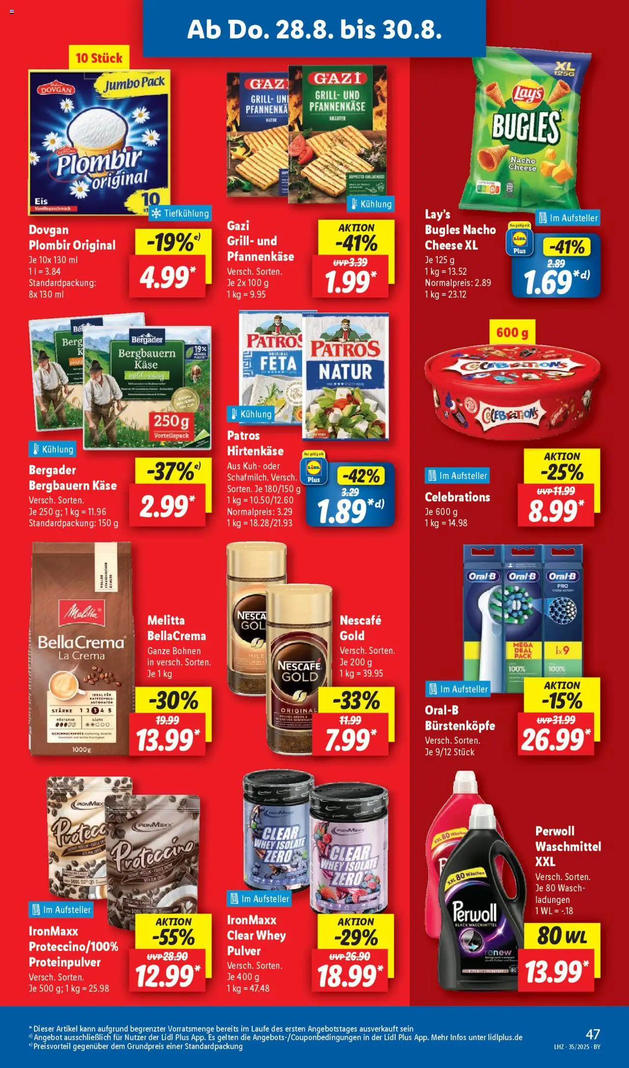 Lidl Prospekt Uffenheim - gültig ab dem 25.08.2025 | Seite: 63 | Produkte: Grill, Feta, Perwoll, Waschmittel
