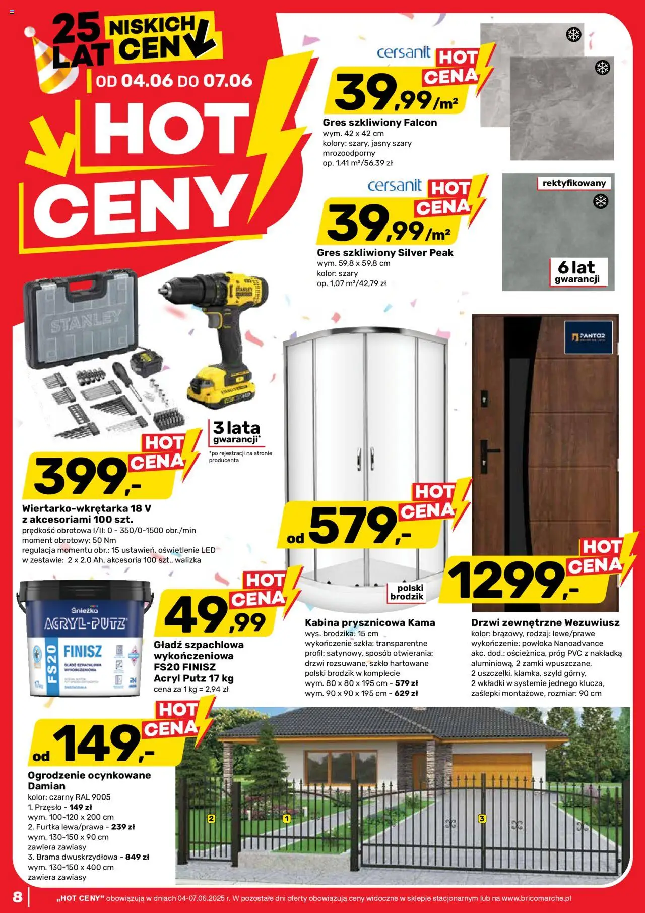 Brico Marché Gazetka od 11.06.2025 | Strona: 8 | Produkty: Walizka