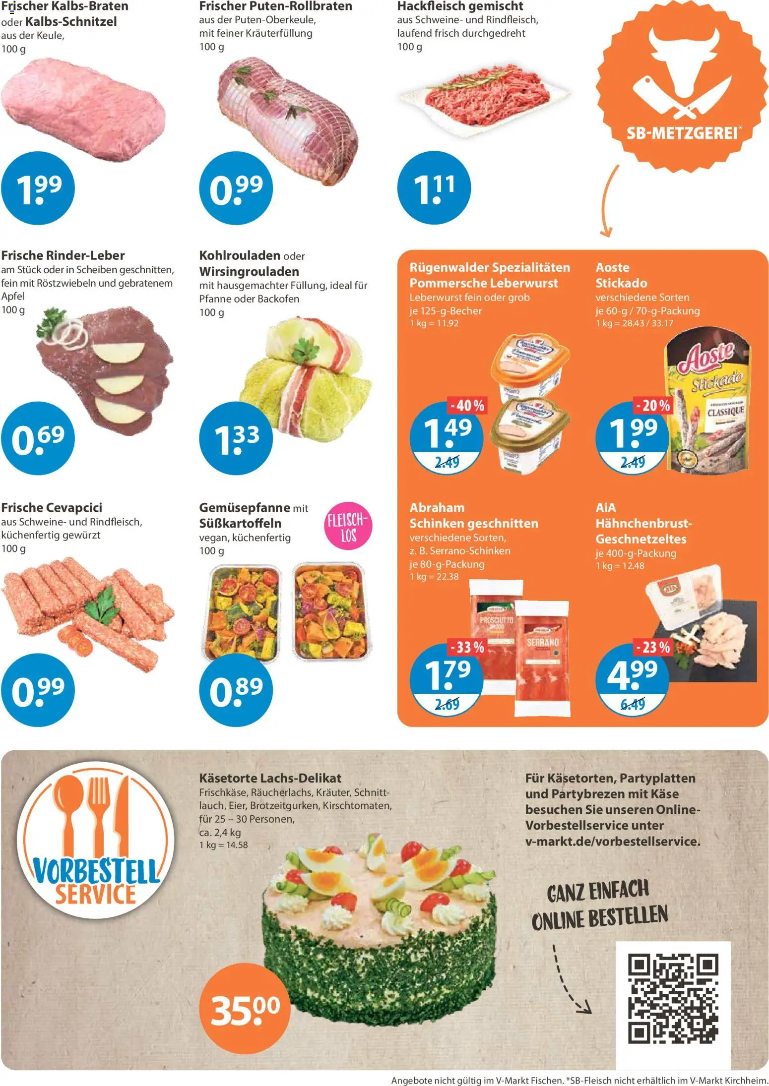 V-Markt - Schwaben / Oberbayern – gültig ab 19.02.2026 | Seite: 3 | Produkte: Cevapcici, Fleisch, Hackfleisch, Hahnchenbrust