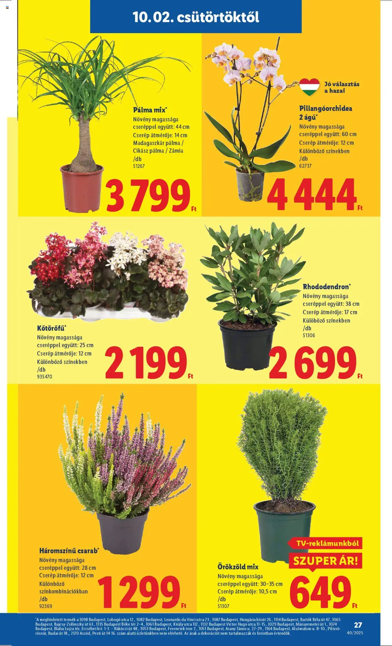Lidl akciós ujság - amely érvényes a következő dátumtól: 02.10.2025 | Oldal: 27