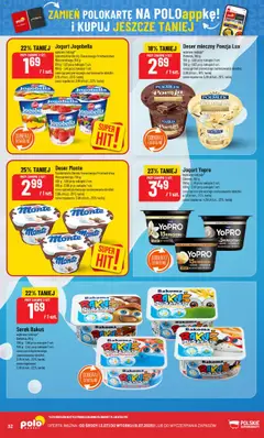 POLOmarket Gazetka od 02.07.2025 | Strona: 32 | Produkty: Bita śmietanka, Serek, Jogurt, Owoce