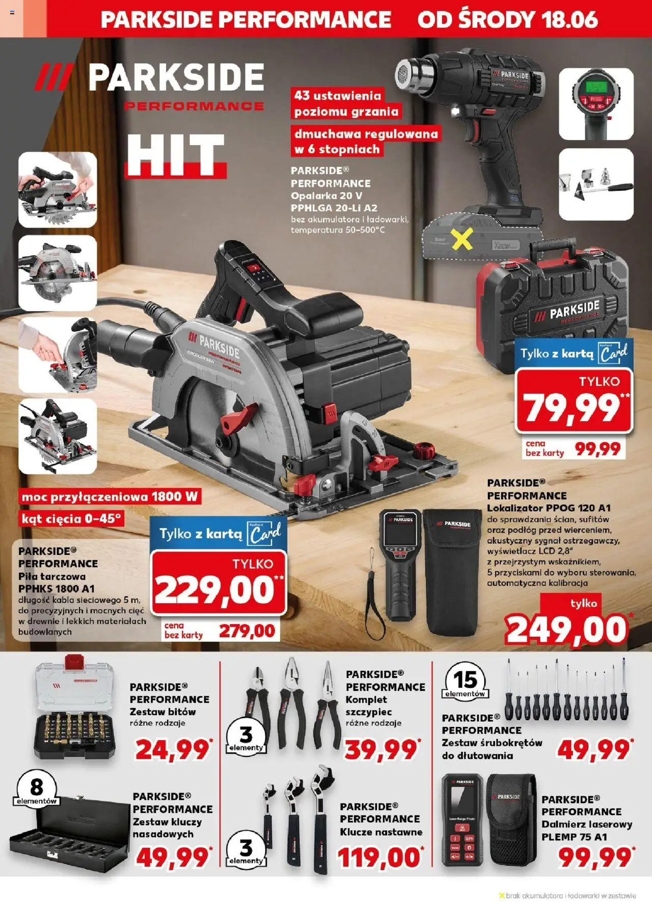 Kaufland gazetka - Mega okazje od 18.06.2025 | Strona: 6 | Produkty: Karta, Dalmierz laserowy, Zestaw śrubokrętów, Zestaw kluczy nasadowych