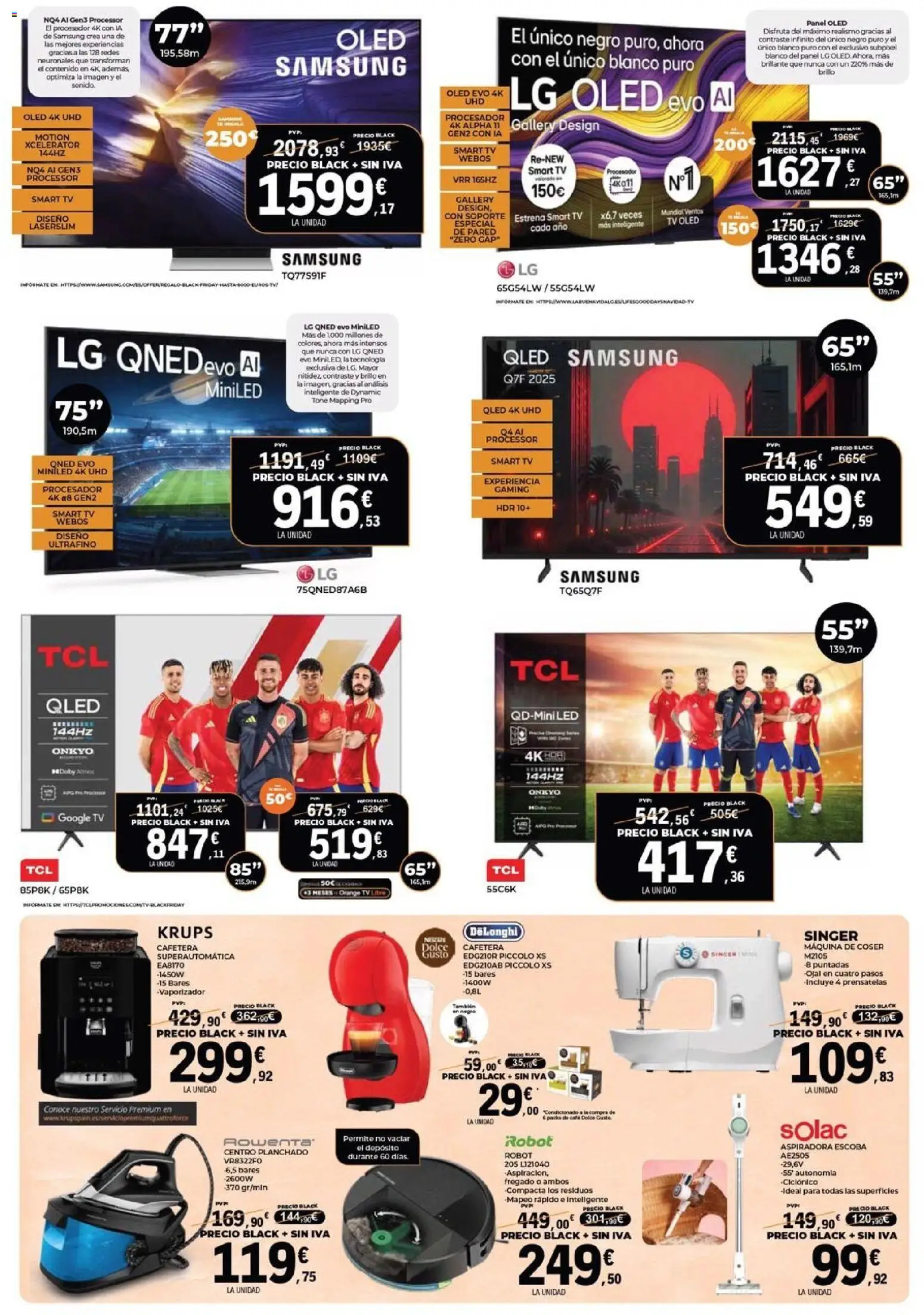 E.Leclerc - Black Friday │ válido desde el 20.11.2025 | Página: 3 | Productos: Escoba, Cafetera, Aspiradora, Robot