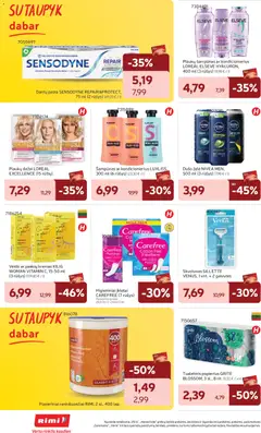 Rimi leidinys galioja nuo 24.03.2026 | Puslapis: 32 | Prekių: Šampūnas, Kondicionierius, Dušo želė, Tualetinis popierius