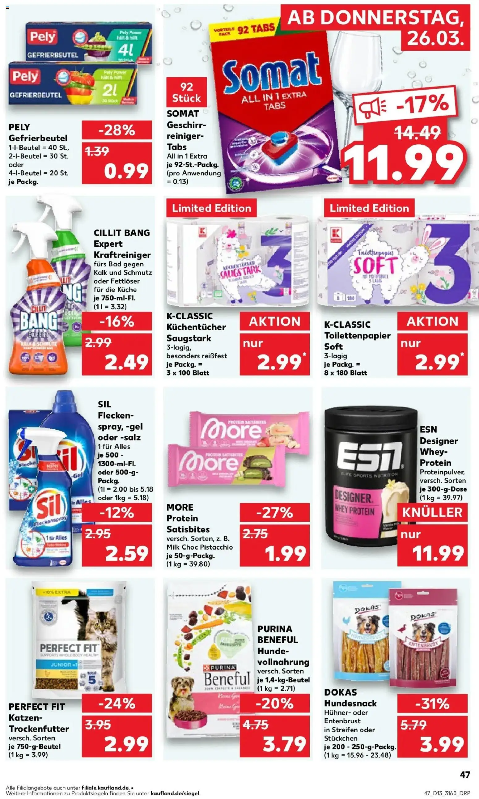 Kaufland Prospekt Löbau	 – gültig ab 26.03.2026 | Seite: 47 | Produkte: Bad, Küche, Salz, Toilettenpapier