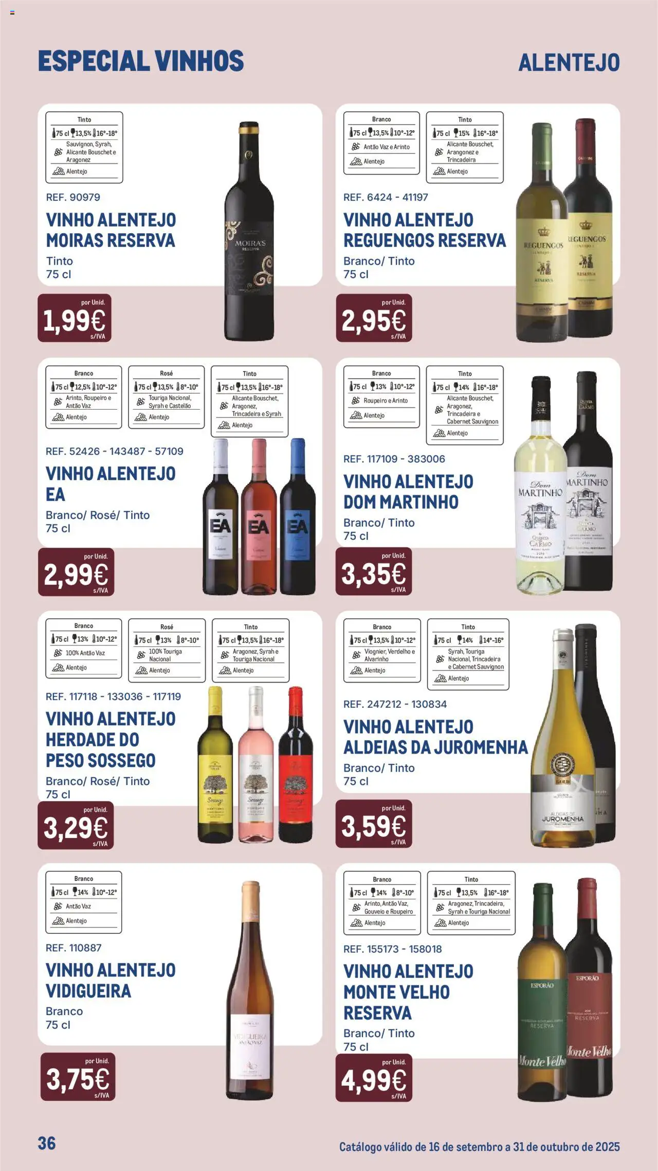 Makro - Especial Vinhos │ válido de 16.09.2025 | Página: 36 | Produtos: Roupeiro, Vinho