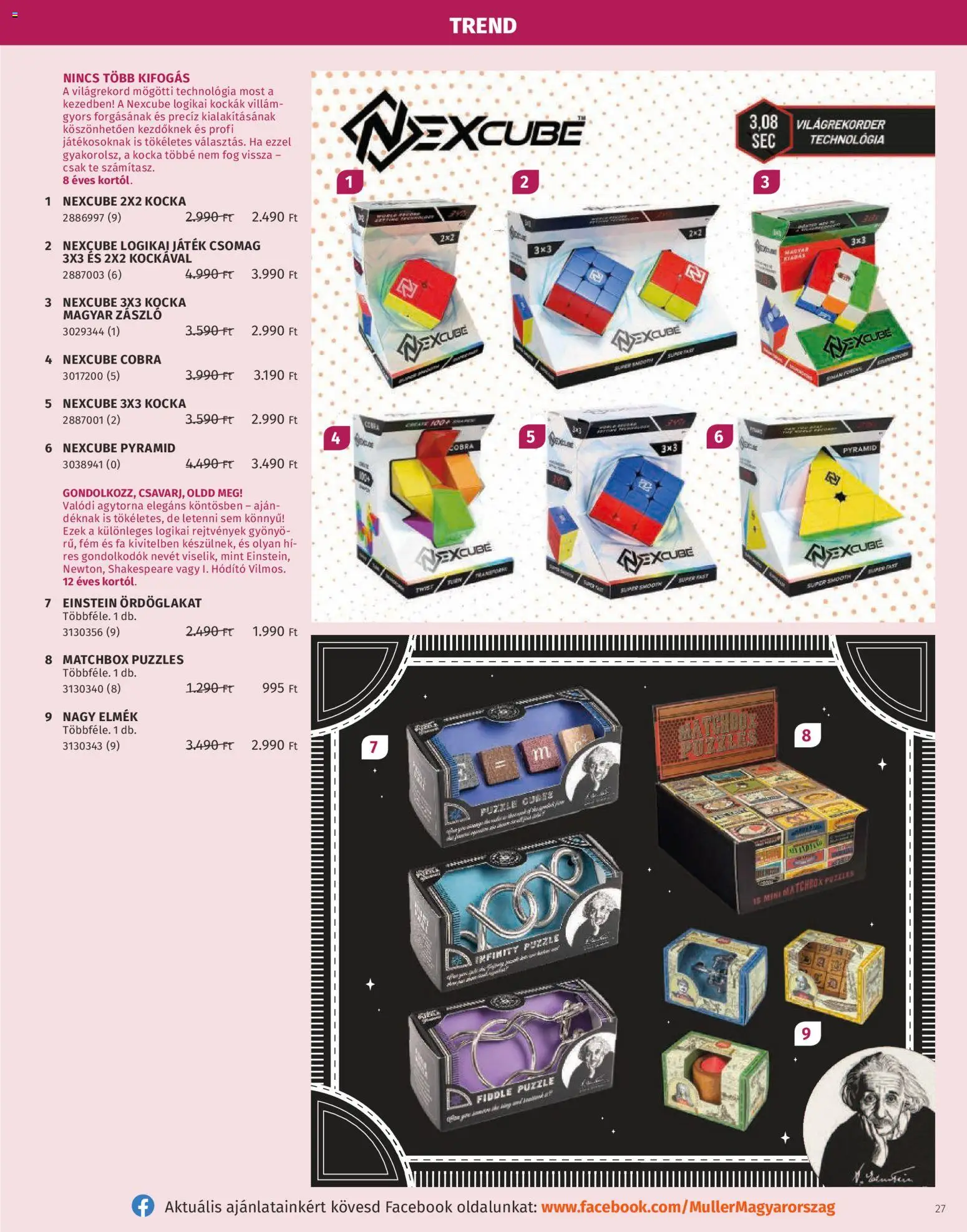 Müller akciós ujság - amely érvényes a következő dátumtól: 27.10.2025 | Oldal: 27 | Termékek: Puzzle, Játék