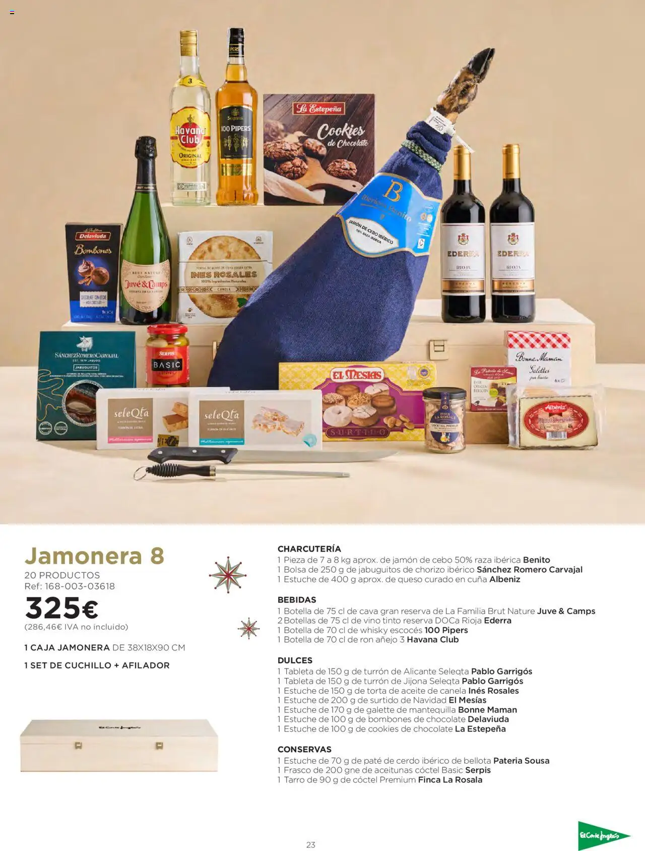 El Corte Inglés ofertas │ válido desde el 06.10.2025 | Página: 23 | Productos: Leche, Vino, Whisky, Συσκευή ροής