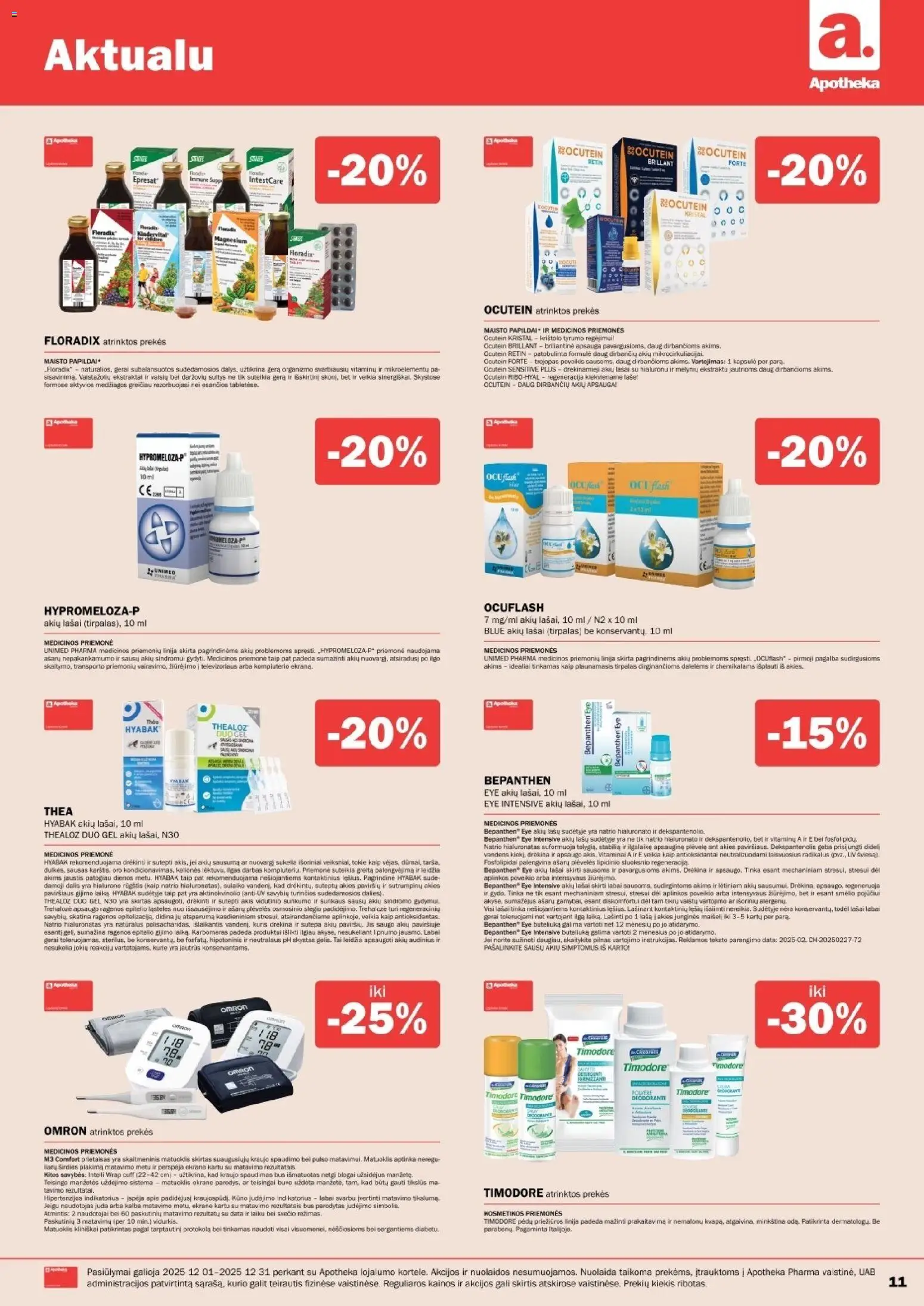Apotheka akcijos nuo 01.12.2025 | Puslapis: 11