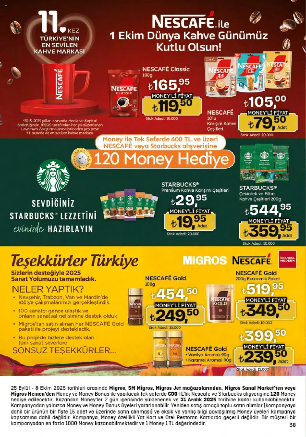 Migros Katalog - 5M Migroskop Dijital - 25.09.2025 tarihinden itibaren geçerlidir | Sayfa: 38 | Ürünler: Kahve
