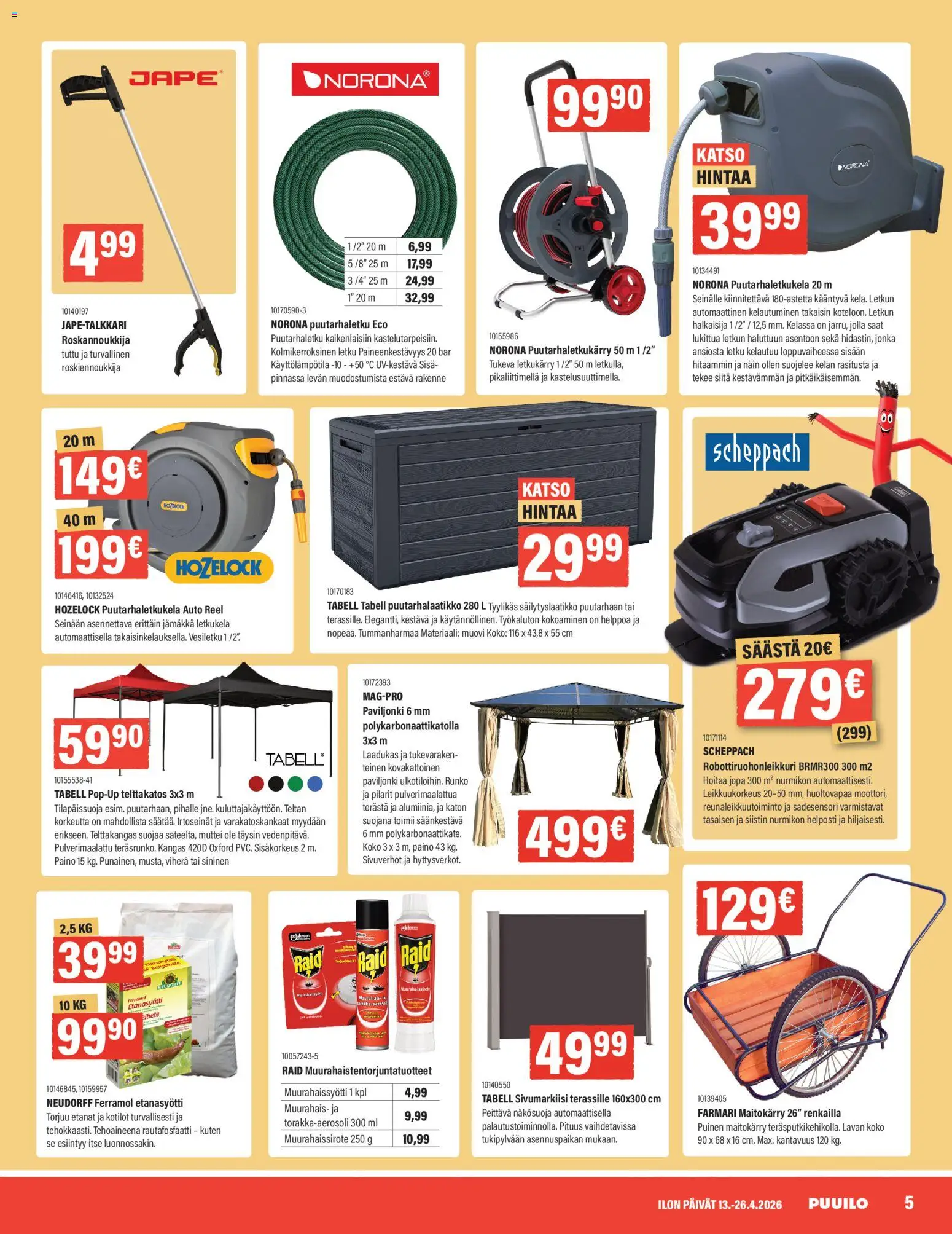 Puuilo tarjoukset – voimassa 13.04.2026 alkaen | Sivu: 5