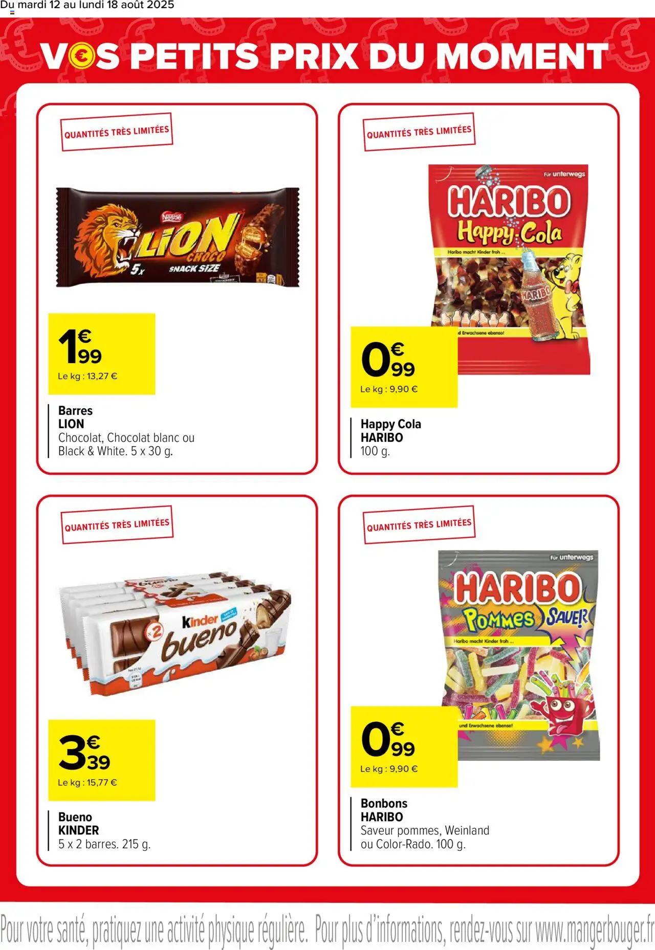  | Page: 3 | Produits: Chocolat, Pommes, Bonbons