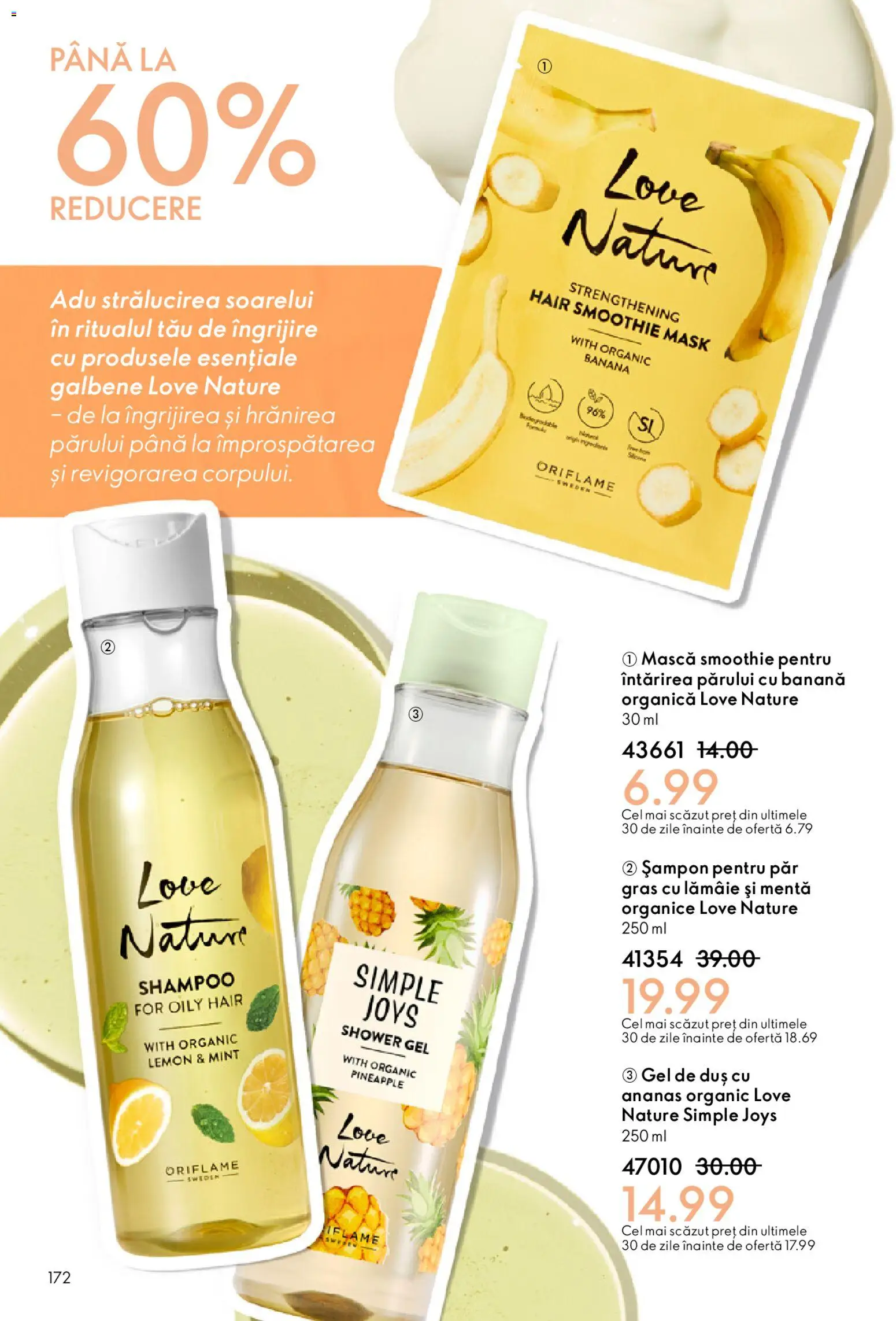 Noul catalog Oriflame – valabil de la 11.02.2026 | Pagină: 172 | Produse: Gel de duș, Ananas, Smoothie, Lămâie
