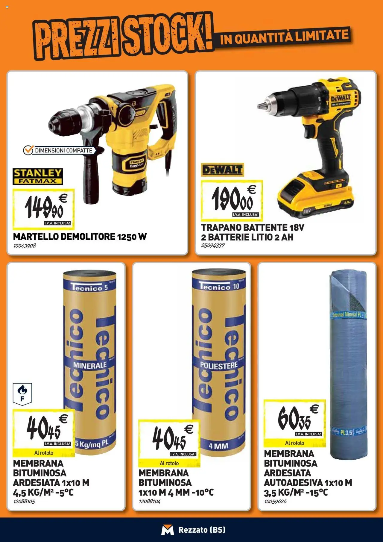 Volantino TECNOMAT del 27.08.2025 | Pagina: 22 | Prodotti: Trapano, Martello, Batterie