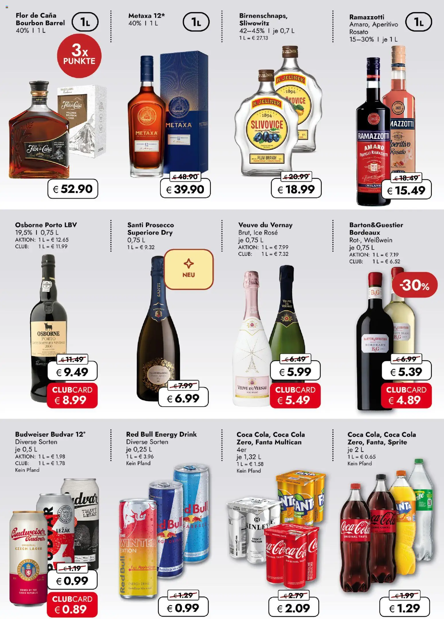 Travel Free  Aktionsangebote – gültig ab 09.01.2026 | Seite: 3 | Produkte: Fanta, Osborne, Budweiser, Bourbon