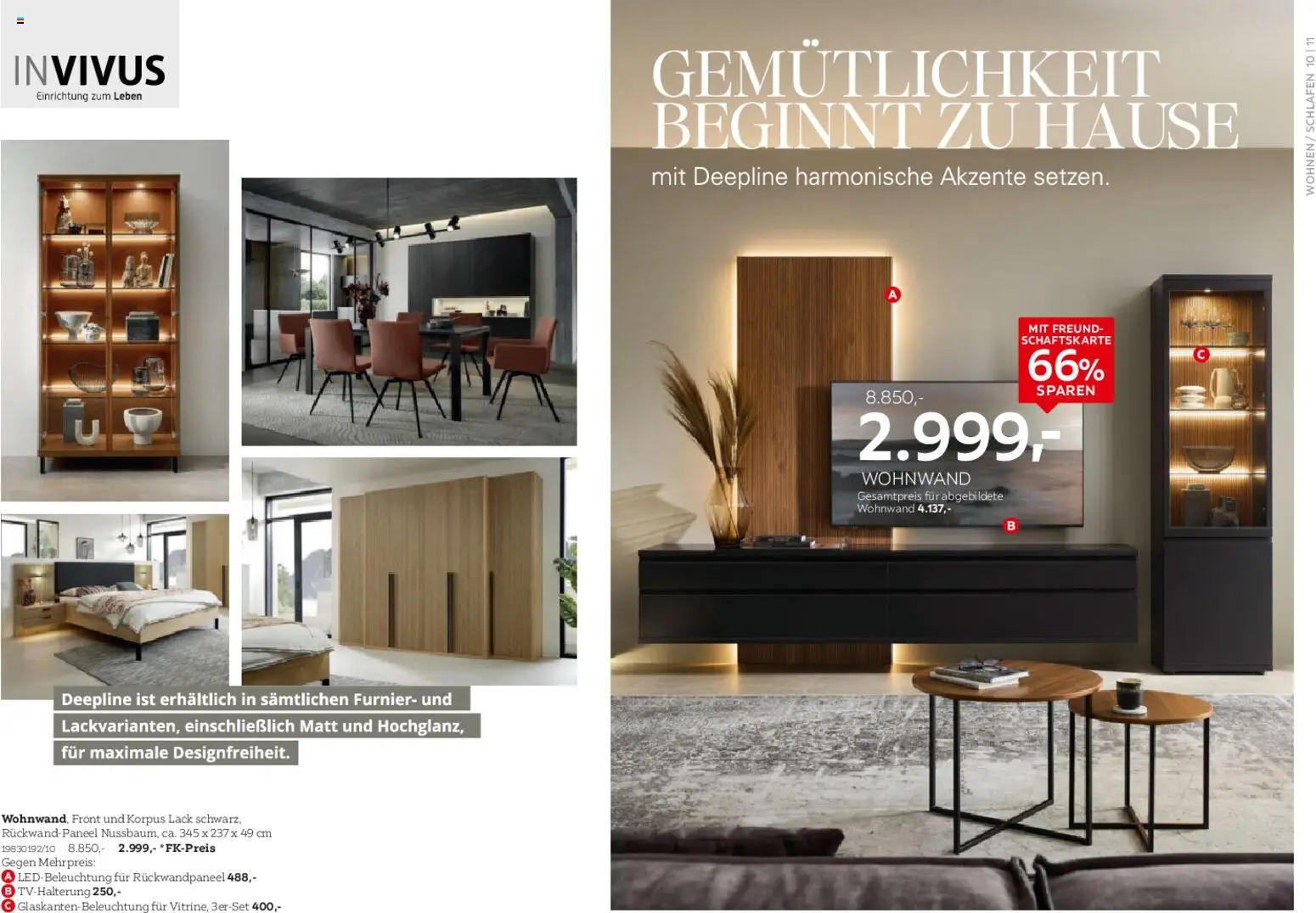 XXXL Lutz Invivus Spezial – gültig ab 01.03.2026 | Seite: 10 | Produkte: Wohnwand